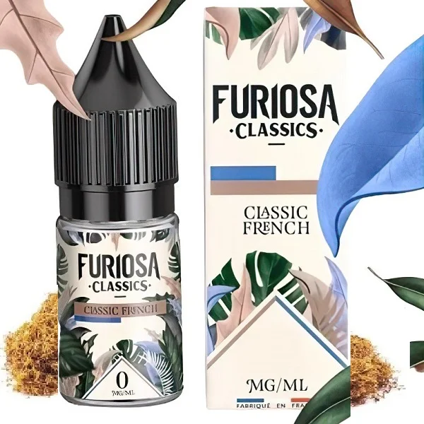 Furiosa classic French par Vape 47 : l'essence même du Classic | 😍 PROMOS et PRIX DÉGRESSIFS 😍 | Made in France 👍 | ⚡⚡⚡ LIVRAISON RAPIDE ⚡⚡⚡ eliquide-jungle.fr