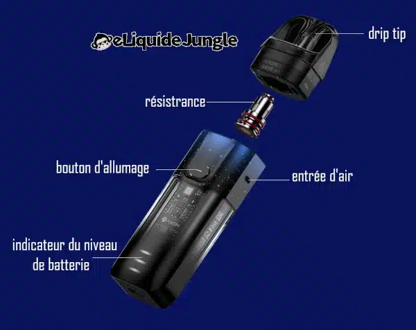 Kit Luxe XR Max VAPORESSO 5ml : Batterie 2800mAh / 80W / Meilleur pod de la VapExpo 2024 😍 PROMOS + POINTS + PRIX DÉGRESSIFS 😍 ⚡⚡⚡ LIVRAISON RAPIDE ⚡⚡⚡ www.eliquide-jungle.fr