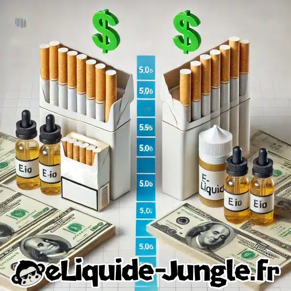 Impact économique du passage à la cigarette électronique : Coût Réduit 🐵 eLiquide-Jungle.fr 🐵