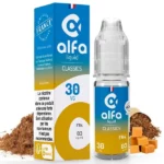 Découvrez l'e-liquide FR4 Alfaliquid : un Classic blond aux premières bouffées, évoquant subtilement des notes de fruits à coque, suivies d'une touche légère de caramel, Parfaitement équilibré pour une satisfaction optimale | eliquide-jungle.fr