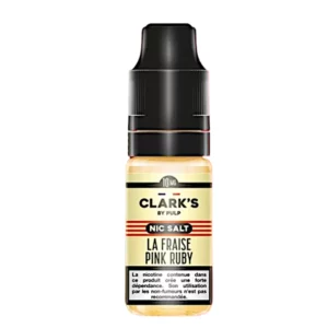 Fraise sel de nicotine Liquide Pink Ruby Clark's de Clark's by PULP | 😍 PROMOS + POINTS + PRIX DÉGRESSIFS 😍 | Made in France 👍 | ⚡⚡⚡ LIVRAISON RAPIDE ⚡⚡⚡ www.eliquide-jungle.fr