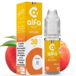 Alfaliquid Peche E liquide : des arômes sucré et poivré d'anis | 😍 PROMOS et PRIX DÉGRESSIFS 😍 | Made in France 👍 | ⚡⚡⚡ LIVRAISON RAPIDE ⚡⚡⚡ eliquide-jungle.fr