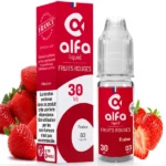 Alfaliquid Fraise Eliquide : une fraise bien juteuse à peine cueillie | 😍 PROMOS et PRIX DÉGRESSIFS 😍 | Made in France 👍 | ⚡⚡⚡ LIVRAISON RAPIDE ⚡⚡⚡ eliquide-jungle.fr