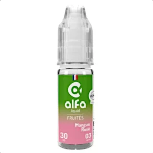 Alfaliquid Mangue Rose, la mangue et ses nuances florales | 😍 PROMOS et PRIX DÉGRESSIFS 😍 | Made in France 👍 | ⚡⚡⚡ LIVRAISON RAPIDE ⚡⚡⚡ www.eliquide-jungle.fr