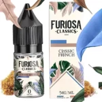 Furiosa classic French par Vape 47 : l'essence même du Classic | 😍 PROMOS et PRIX DÉGRESSIFS 😍 | Made in France 👍 | ⚡⚡⚡ LIVRAISON RAPIDE ⚡⚡⚡ eliquide-jungle.fr
