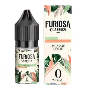 Eliquide Furiosa Pomme Peche par Vape 47 : Pommes et pêches juteuses | 😍 PROMOS et PRIX DÉGRESSIFS 😍 | Made in France 👍 | ⚡⚡⚡ LIVRAISON RAPIDE ⚡⚡⚡ eliquide-jungle.fr