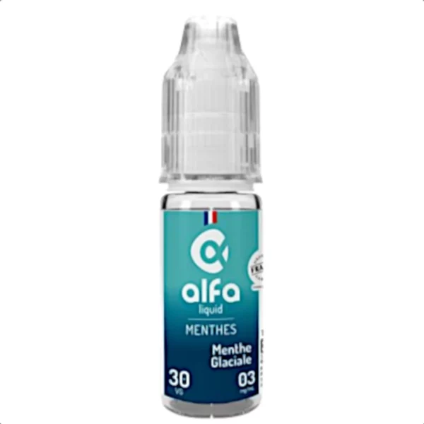 Menthe Glaciale Pas Cher Alfaliquid. Rafraîchissant et Abordable | 😍 PROMOS et PRIX DÉGRESSIFS 😍 | Made in France 👍 | ⚡⚡⚡ LIVRAISON RAPIDE ⚡⚡⚡ www.eliquide-jungle.fr