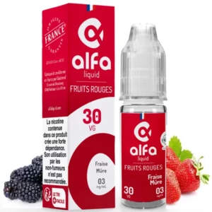 E Liquide Fraise Mure Alfaliquid : un mélange fruité et captivant | 😍 PROMOS et PRIX DÉGRESSIFS 😍 | Made in France 👍 | ⚡⚡⚡ LIVRAISON RAPIDE ⚡⚡⚡ eliquide-jungle.fr
