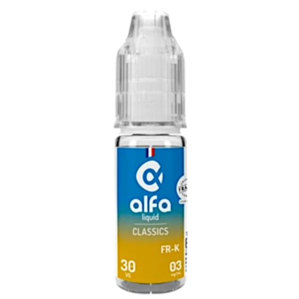 Alfaliquid FR-K Pas Cher Premium : Mélange de Blonds savoureux | 😍 PROMOS et PRIX DEGRESSIFS 😍 | Made in France 👍 | ⚡⚡⚡ LIVRAISON RAPIDE ⚡⚡⚡ www.eliquide-jungle.fr