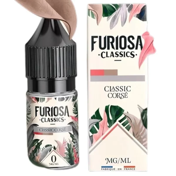 Furiosa Classique Corsé par Vape 47 : l'essence même du tabac | 😍 PROMOS et PRIX DÉGRESSIFS 😍 | Made in France 👍 | ⚡⚡⚡ LIVRAISON RAPIDE ⚡⚡⚡ eliquide-jungle.fr