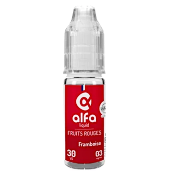 Eliquide Framboise Alfaliquid : framboises mûres et juteuses | 😍 PROMOS et PRIX DÉGRESSIFS 😍 | Made in France 👍 | ⚡⚡⚡ LIVRAISON RAPIDE ⚡⚡⚡ eliquide-jungle.fr