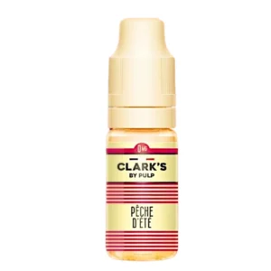 ELiquide Peche d'été de chez Clarks by PULP | 😍 PROMOS et PRIX DEGRESSIFS 😍 | Made in France 👍 | ⚡⚡⚡ LIVRAISON RAPIDE ⚡⚡⚡ eliquide-jungle.fr