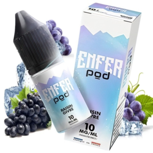 Eliquide Raisin Givre Enfer Pod 10 ml par Vape 47 : raisins mûrs ultra-fraîs | 😍 PROMOS et PRIX DÉGRESSIFS 😍 | Made in France 👍 | ⚡⚡⚡ LIVRAISON RAPIDE ⚡⚡⚡ eliquide-jungle.fr
