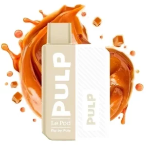 Starter Kit Flip Caramel by PULP : Un pod caramel et une batterie rechargeable | 😍 PROMOS et PRIX DÉGRESSIFS 😍 | Made in France 👍 | ⚡⚡⚡ LIVRAISON RAPIDE ⚡⚡⚡ eliquide-jungle.fr