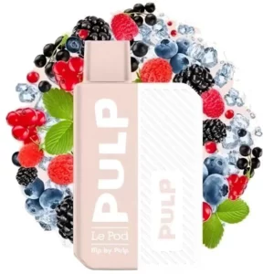 Starter Kit Flip Fruits Rouges Glacés by PULP : Pod Fruits Rouges Glacés + batt | 😍 PROMOS et PRIX DÉGRESSIFS 😍 | Made in France 👍 | ⚡⚡⚡ LIVRAISON RAPIDE ⚡⚡⚡ eliquide-jungle.fr