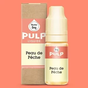 E Liquide Peau de Peche Pulp 10ml : La saveur d'une pêche cueillie en plein été | 😍 PROMOS et PRIX DÉGRESSIFS 😍 | Made in France 👍 | ⚡⚡⚡ LIVRAISON RAPIDE ⚡⚡⚡ www.eliquide-jungle.fr