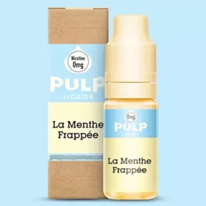 E Liquide Menthe Frappée Pulp 10ml : La menthe verte, puissante et glacée | 😍 PROMOS et PRIX DÉGRESSIFS 😍 | Made in France 👍 | ⚡⚡⚡ LIVRAISON RAPIDE ⚡⚡⚡ www.eliquide-jungle.fr