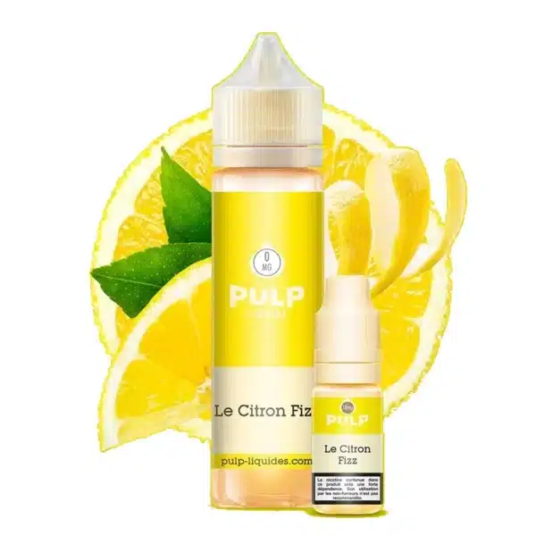 Citron Fizz PULP eLiquide 60ml : Le vrai bonbon acidulé | 😍 PROMOS + POINTS + PRIX DÉGRESSIFS 😍 | Made in France 👍 | ⚡⚡⚡ LIVRAISON RAPIDE ⚡⚡⚡ www.eliquide-jungle.fr