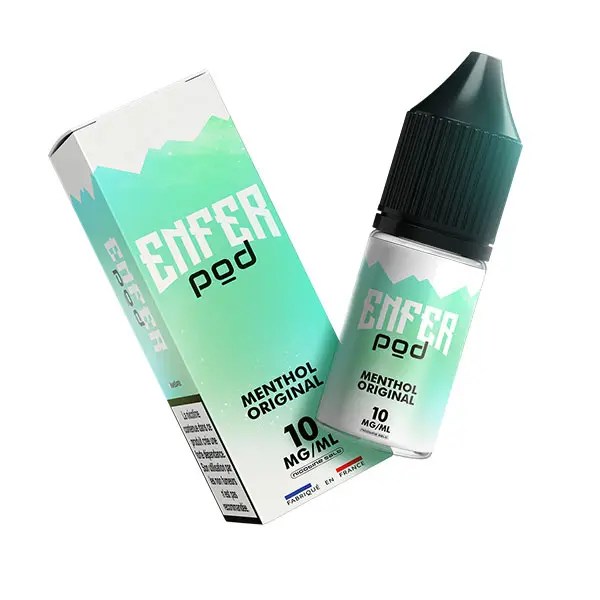 e-Liquide Menthol Original 10ml - Enfer Pod - VAPE 47