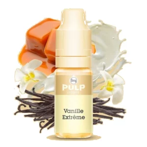 E Liquide Vanille Extreme PULP 10ml : vanille crémeuse, caramel et lait cuit | 😍 PROMOS et PRIX DÉGRESSIFS 😍 | Made in France 👍 | ⚡⚡⚡ LIVRAISON RAPIDE ⚡⚡⚡ www.eliquide-jungle.fr