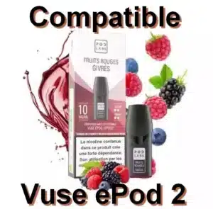 Recharge Pod Labs Fruit Rouge Givrés Super Prix : 100% Compatible avec les ePod 2 | 😍 PROMOS + POINTS + PRIX DÉGRESSIFS 😍 | ⚡⚡⚡ LIVRAISON RAPIDE ⚡⚡⚡ www.eliquide-jungle.fr