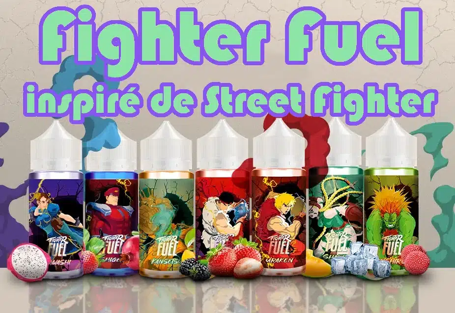 Fighter Fuel : Découvrez l’univers des e-liquides inspirés de Street Fighter. Cet article vous aidera pour faire votre choix 🐵 eLiquide-Jungle.fr 🐵