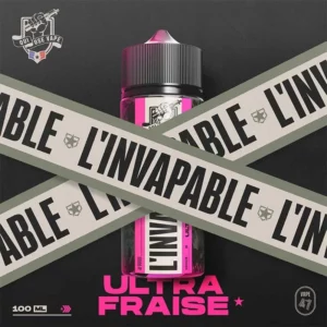 Ultra Fraise INVAPABLE 100ml PG/VG : 30/70 😍 PROMOS + POINTS + PRIX DÉGRESSIFS 😍 | ⚡ LIVRAISON RAPIDE ⚡ eLiquide glacé fraise et kiwi. | www.eliquide-jungle.fr