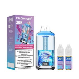 Falcon Blueberry Sour Raspberry – Puff JNR Falcon Gem+ 30K Puffs | 😍 PRIX MALINS + POINTS + PRIX DÉGRESSIFS 😍 | ⚡ LIVRAISON RAPIDE ⚡ | La 30 000 Falcon GEM+ / eliquide-jungle.fr