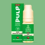 Pulp Kiwi Dragon Glacé : Le Pod Liquide : Kiwi, Fruit du dragon et fraîcheur | 😍 PROMOS + POINTS + PRIX DÉGRESSIFS 😍 Made in France ⚡⚡ LIVRAISON RAPIDE ⚡⚡ eliquide-jungle.fr