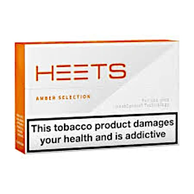 stick heets amber pour iqos