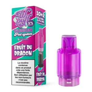 Pod Wpuff Fusion 2.0 â Cartouche Fruit du Dragon Liquideo | đ PRIX MALIN + POINTS + PRIX DĂGRESSIFS đ | âĄLIVRAISON RAPIDE âĄ| Pod pour la Puff Wpuff Fusion 2.0