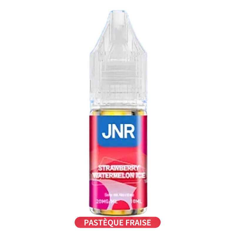 Liquide Jnr Strawberry Watermelon Ice en sels de nicotine | Fraise Pastèque Frais | Flacon 10 ml | PG/VG 50/50 | LIVRAISON RAPIDE depuis la France - www.eliquide-jungle.fr
