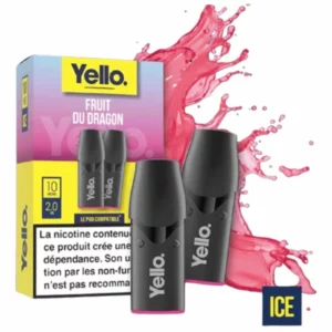 Recharge Fruit du Dragon Ice - YELLO - Compatible Vuse