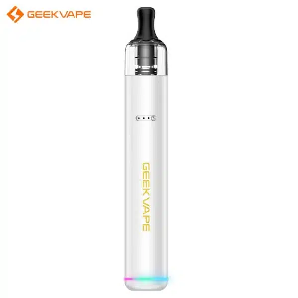 Kit Wenax S3 GEEKVAPE Blanc avec 2 Pod 2ml : Batterie 1100mAh / Puissance 18W / Rechargeable USB-C đ PROMOS + POINTS + PRIX DĂGRESSIFS đ âĄâĄâĄ LIVRAISON RAPIDE âĄâĄâĄ www.eliquide-jungle.fr