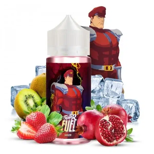 Shigeri fighter fuel 100ml : Fruits rouges, grenade, fraise et kiwi givrĂ© | đ PROMOS + POINTS + PRIX DĂGRESSIFS đ | Made in France đ | âĄâĄ LIVRAISON RAPIDE âĄâĄ www.eliquide-jungle.fr