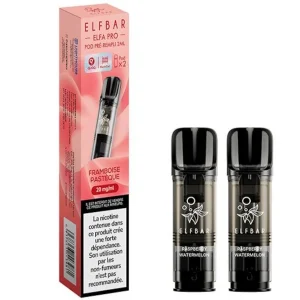 Recharge Elfa Pro Framboise Pastèque | Elfbar x2 Capsules