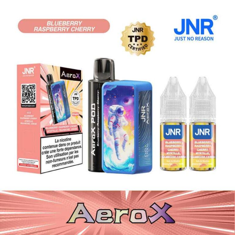 Blueberry Raspberry Cherry 32000 puffs - AeroX JNR view 7