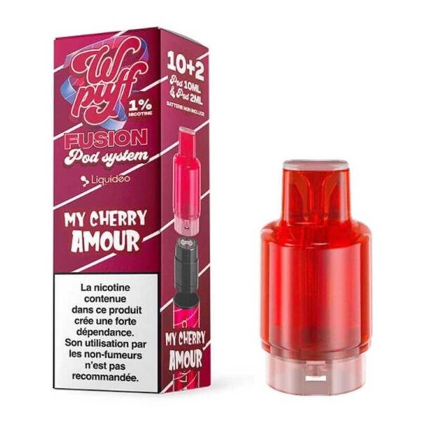 Pod WPuff Fusion 2.0 My Cherry Amour Liquideo | PAS CHER