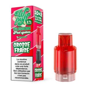 Pod WPuff Fusion 2.0 Grosse Fraise - Liquideo 12ml