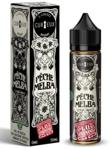 e-Liquide Pêche Melba 50ml - Curieux Édition Dessert