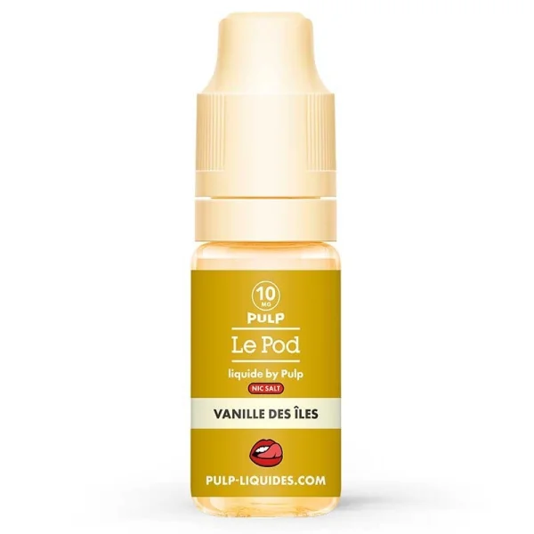 e-Liquide Vanille des Îles 10ml - Le Pod Liquide by PULP