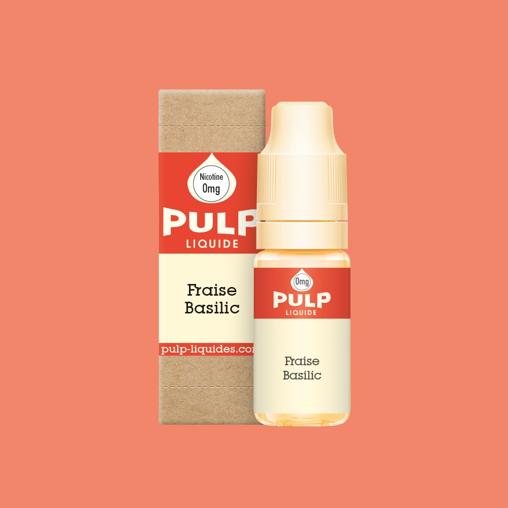 e-Liquide Fraise Basilic 10ml - PULP Original