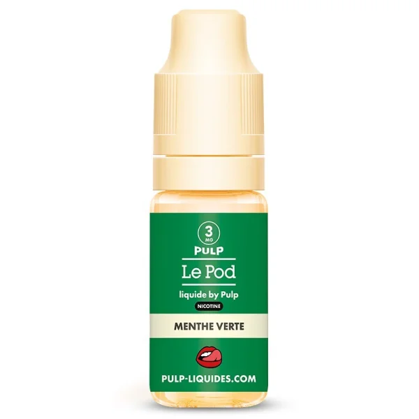 e-Liquide Menthe Verte 10ml - Le Pod Liquide by PULP