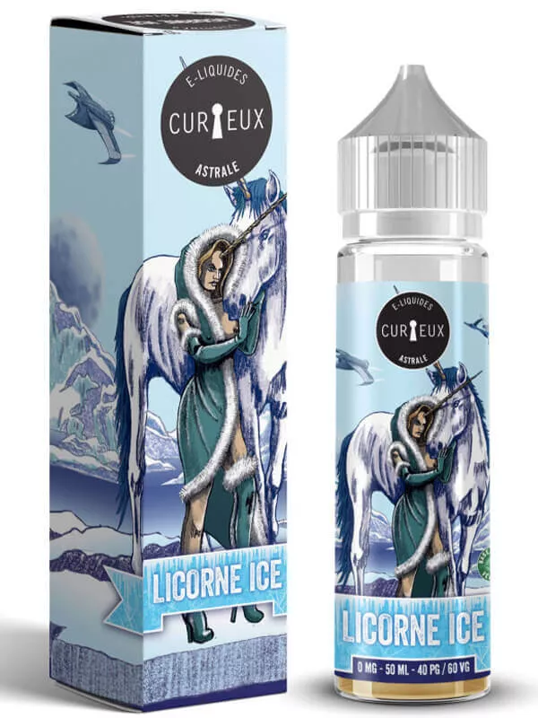 e-Liquide Licorne Ice 50ml - Curieux Édition Astrale