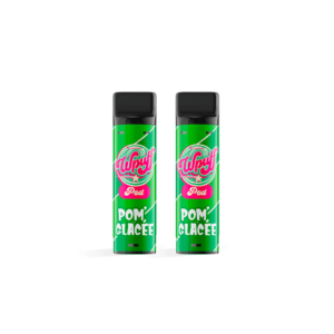 Recharge Wpuff 1800 Pomme Glacée Liquideo - Pack de 2 pods 2ml