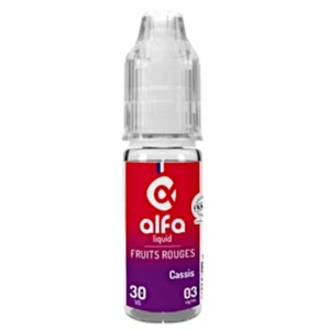 Alfaliquid Cassis : vous transporte dans un verger de cassis | 😍 PROMOS et PRIX DÉGRESSIFS 😍 | Made in France 👍 | ⚡⚡⚡ LIVRAISON RAPIDE ⚡⚡⚡ eliquide-jungle.fr