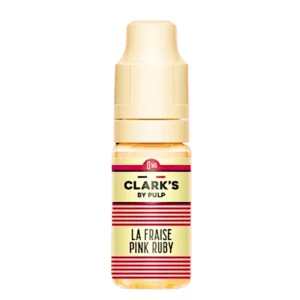 E Liquide Fraise fraiche Pink Ruby 10ml de Clark's by PULP | 😍 PROMOS + POINTS + PRIX DÉGRESSIFS 😍 | Made in France 👍 | ⚡⚡⚡ LIVRAISON RAPIDE ⚡⚡⚡