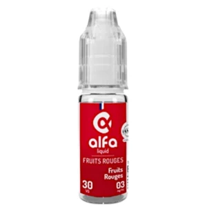 Alfaliquid Fruits Rouges E Liquide : un mélange fruité et captivant | 😍 PROMOS et PRIX DÉGRESSIFS 😍 | Made in France 👍 | ⚡⚡⚡ LIVRAISON RAPIDE ⚡⚡⚡ eliquide-jungle.fr