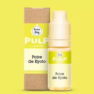 E-liquide PULP Poire de Kyoto : les délices de la poire du soleil levant | 😍 PROMOS et PRIX DÉGRESSIFS 😍 | Made in France 👍 | ⚡⚡⚡ LIVRAISON RAPIDE ⚡⚡⚡ eliquide-jungle.fr