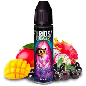 Eliquide Furiosa Eggz Ryu 50ml / Vape 47 : fruit du dragon, mangue et cerise 😍 PROMOS et PRIX DÉGRESSIFS 😍 Fabriqué en France 👍 - ⚡⚡⚡ LIVRAISON RAPIDE ⚡⚡⚡ eliquide-jungle.fr